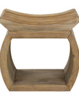 Connor - Elm Accent Stool - Light Brown