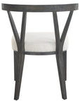 Dwell - Basalt Side Chair - Dark Gray / White