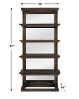 Kai - Etagere - Dark Walnut
