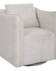 Corben - Swivel Armchair - Silver