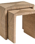 Oasis - Abaca Nesting Tables - Beige