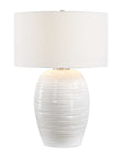 Alkman - Table Lamp - White Glaze