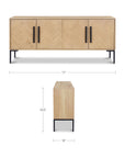 Fishbone - Sideboard - Natural
