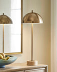 Dunham - Brass Buffet Lamp - Gold