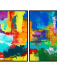 Seascape - 48" x 72" Painting By Buddy Whitlock - Black