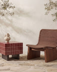 Farren - Outdoor Side Table - Brown