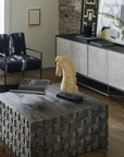 Commerce And Market - Chiseling Cocktail Table - Dark Gray