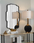 Casmus - Iron Wall Mirror - Black