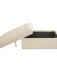 Swift - Storage Ottoman - Light Beige