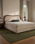 Camilla - King Bed - Oat / White / Beige