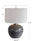 Mikkel - Table Lamp - Charcoal