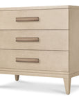 Westwood - Three-Drawer Nightstand - Beige