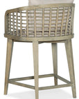 Surfrider - Barrel Back Counter Stool