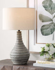 Stratum - Rustic Outdoor Table Lamp - Gray