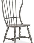 Ciao Bella - Spindle Back Side Chair - Speckled Gray