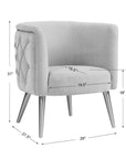 Haider - Tufted Accent Chair - Beige