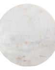 Grace - Marble Accent Table - White