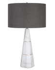 Citadel - Marble Table Lamp - White