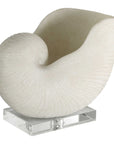 Nautilus Shell - Sculpture - White