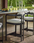 Kalmar - Outdoor Counter Stool - Black / White