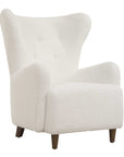 Ingel - Wingback Armchair - White