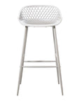 Piazza - Outdoor Barstool (Set of 2) - White