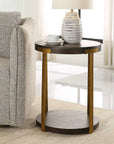Palisade - Round Wood Side Table