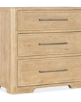 Retreat - Three-Drawer Nightstand - Beige