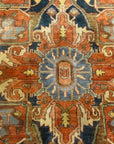 33456 Antique Serapi Heriz