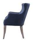 Yareena - Wing Chair - Blue