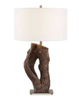 Namath - Wood Table Lamp - Brown