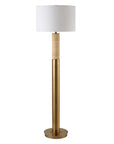Knox - Travertine Floor Lamp