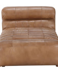 Ramsay - Leather Chaise - Tan