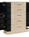 Nouveau Chic - Five Drawer Chest - Light Brown