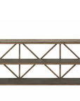 Montclair - Brindle Console - Light Brown / Dark Brown