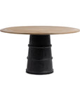 Lunen - 55" Round Dining Table - Soft Reef Noir