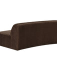 Naomi - Convex Sofa - Dark Brown