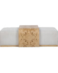 Kenan - Rectangle Ottoman Coffee Table - Creamy Ivory