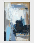 Construct - 48" x 72" Painting Art by Buddy Whitlock - Blue