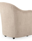 Drava - Rolling Dining Chair - Beige