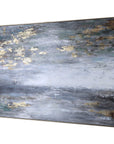 Dawn To Dusk - Hand Painted Art - Blue
