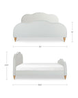 Jacqueline - Queen Panel Bed - White