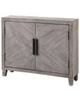 Adalind - Washed Accent Cabinet - White Washed