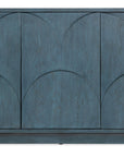 Melange - Round Valley Three Door Entertainment Credenza - Blue
