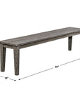 Forsyth - Outdoor Bench - Dark Gray