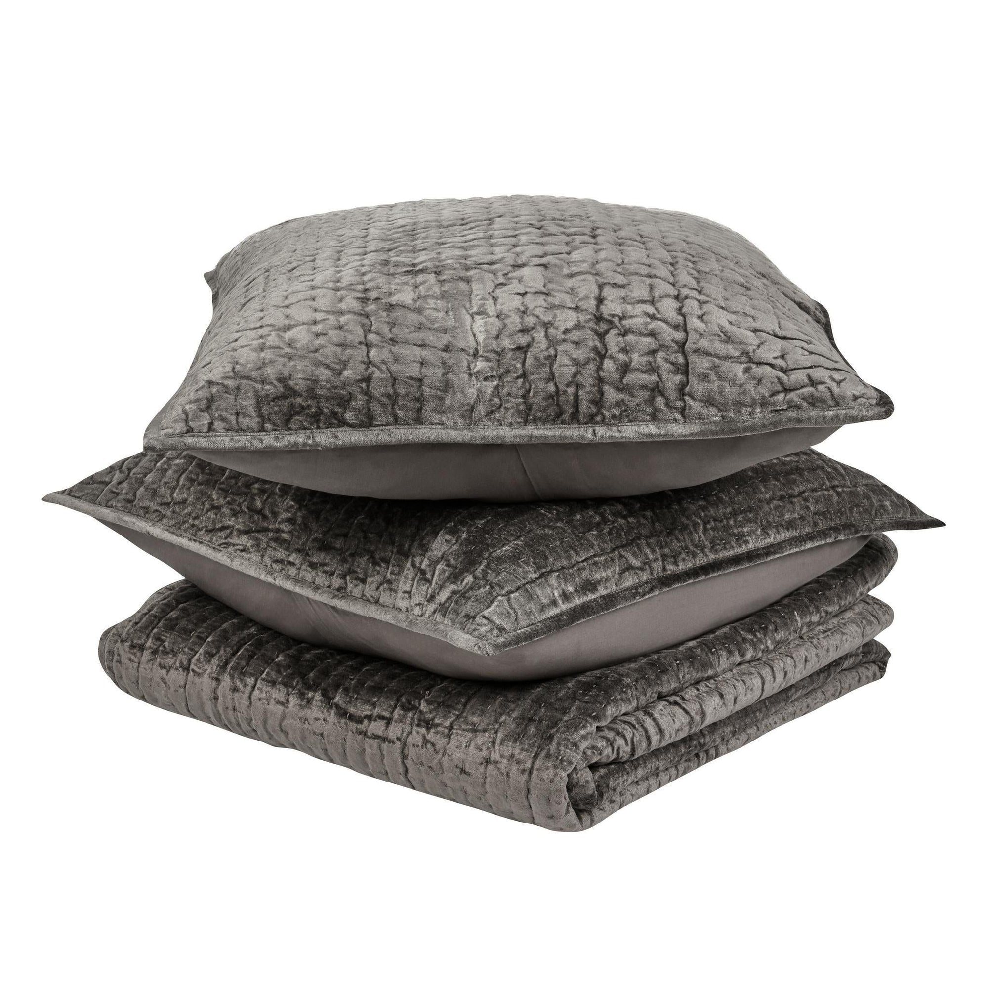 Bari - Velvet Quilt Set