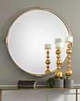 Mackai - Round Mirror - Gold