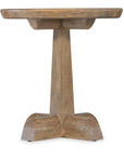 Vineyard Row - Round Pedestal End Table - Light Brown