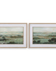Warm - Valley Framed Prints (Set of 2) - Light Brown
