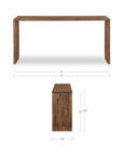 Carrie - Counter Table - Walnut / Brown